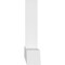 Ekena Millwork Portland Architectural Grade PVC Gable Bracket, 96"W x 20"H x 4"D x 4"F, 5/12 Pitch GBP096X20X0404POR00 - alternate 5